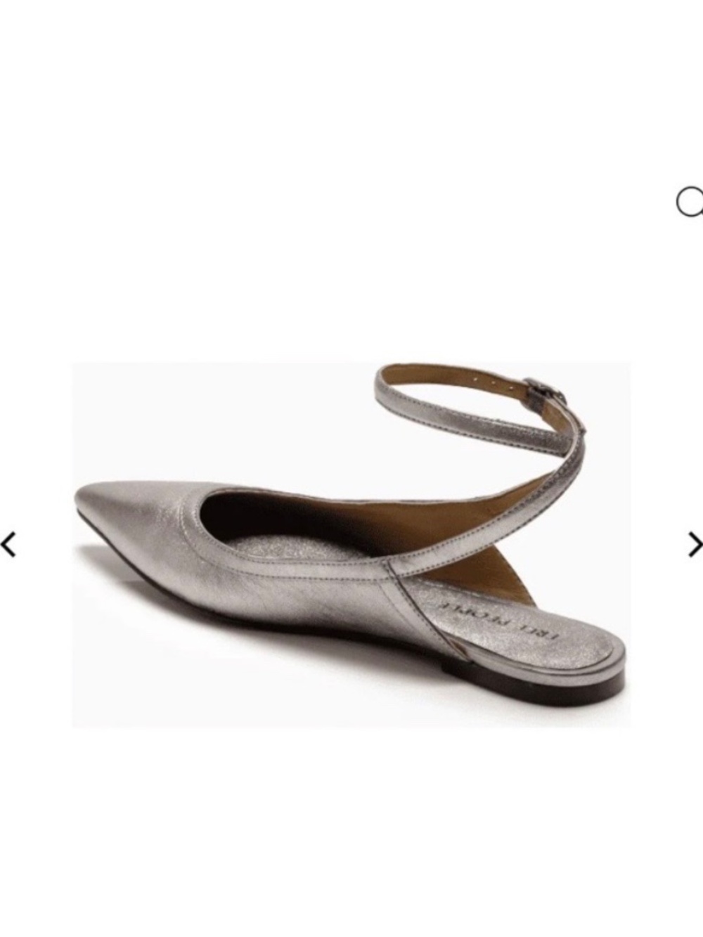 Free People Metallic Silver Flats - Picture 4 of 9